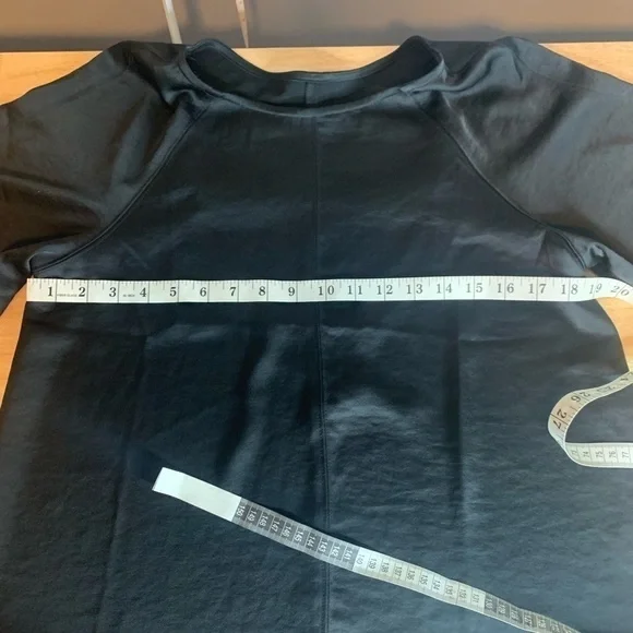 Anthropologie Daily Practice Black Open Back Blouse Size Small - Picture 12 of 13